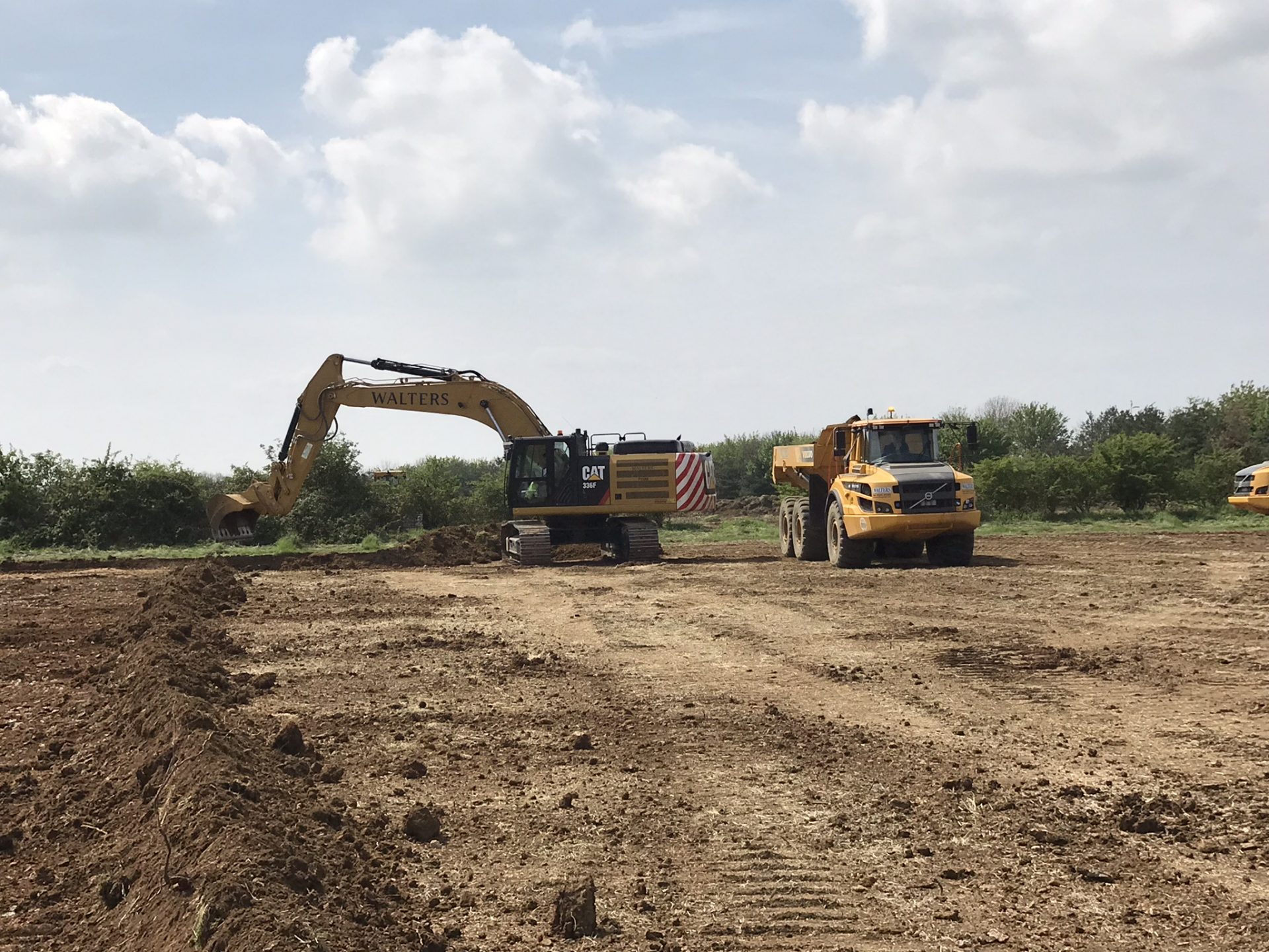 Earthworks and site re-profiling, Windrush Place, Witney, Oxfordshire ...